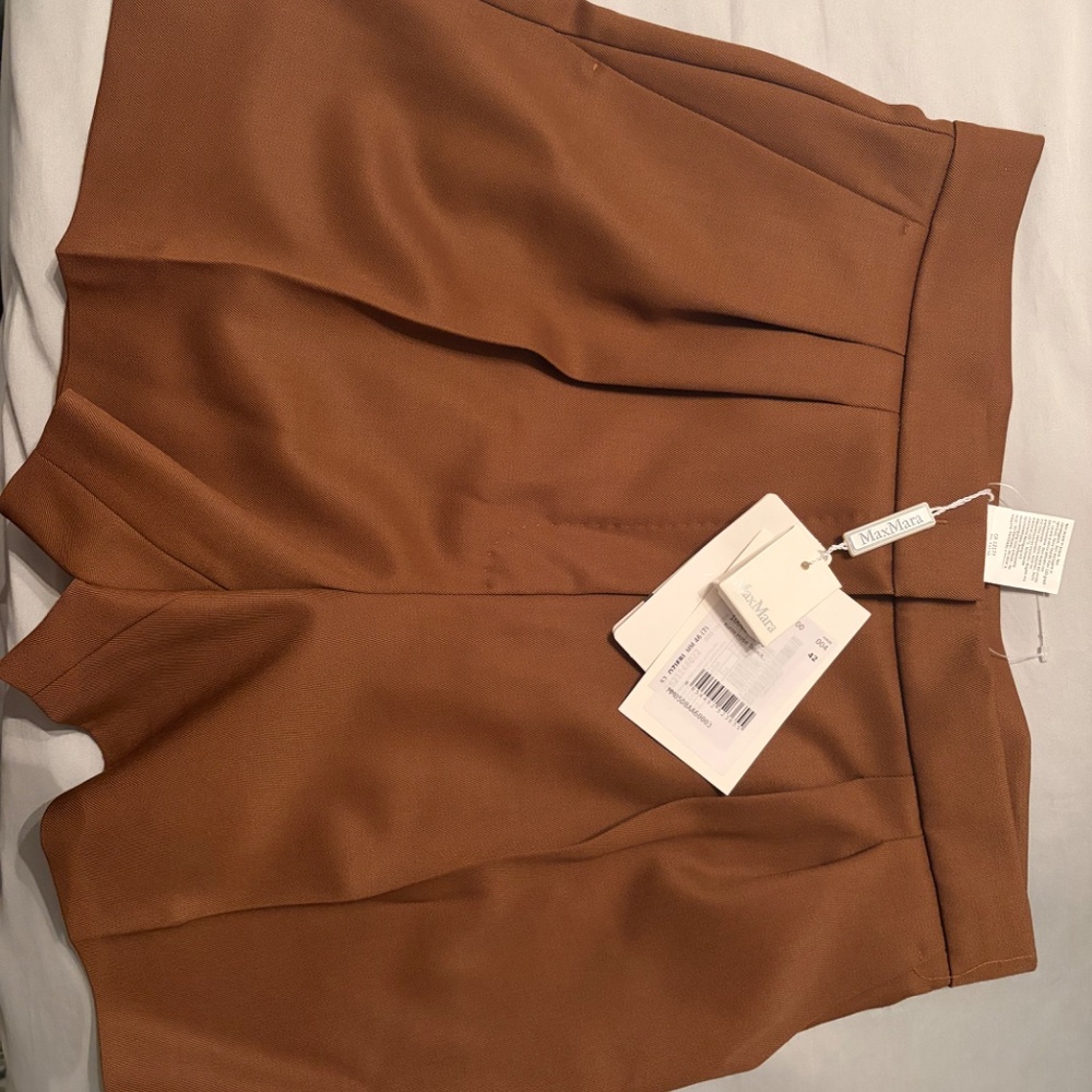 Max Mara Ozieri high-rise virgin wool shorts - Picture 4 of 6